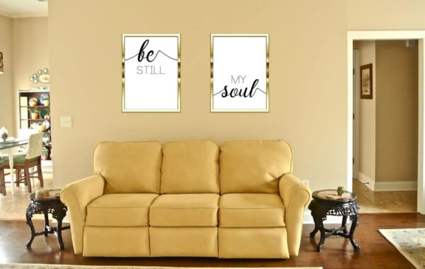 Be Still My Soul Print, Minimalist Art, Typography Art, Home Wall Art, Poster