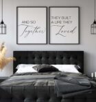 And So Together They Built A Life They Loved, Set of 2 Posters, Home Wall Art Decor Poster Print