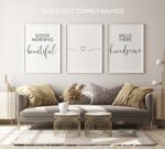 Good Morning Gorgeous, Hello There Handsome, Set of 3 Prints, Minimalist Art, Home Wall Decor, Multiple Sizes