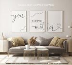 You Will Always Matter, Set of 3 Prints, Life Quotes, Minimalist Inspiration Art, Home Wall Decor, Typography Art, Wall Art, Multiple Sizes
