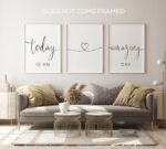 Today Is An Amazing Day, Set of 3 Prints, Minimalist Art, Home Wall Decor, Multiple Sizes