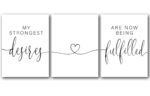 Strong And Resilient, Set of 3 Poster Prints, Minimalist Art, Home Wall Decor, Multiple Sizes
