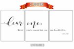 Dear Me, You Can Handle This, Set of 3 Poster Prints, Minimalist Art, Home Wall Decor, Multiple Sizes