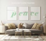 Protect Your Peace, Set of 3 Prints, Minimalist Art, Home Wall Decor, Multiple Sizes