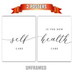 Self Care is the New Healthcare, Mental Health, Positive Affirmations, Growth Mindset Home Wall Decor